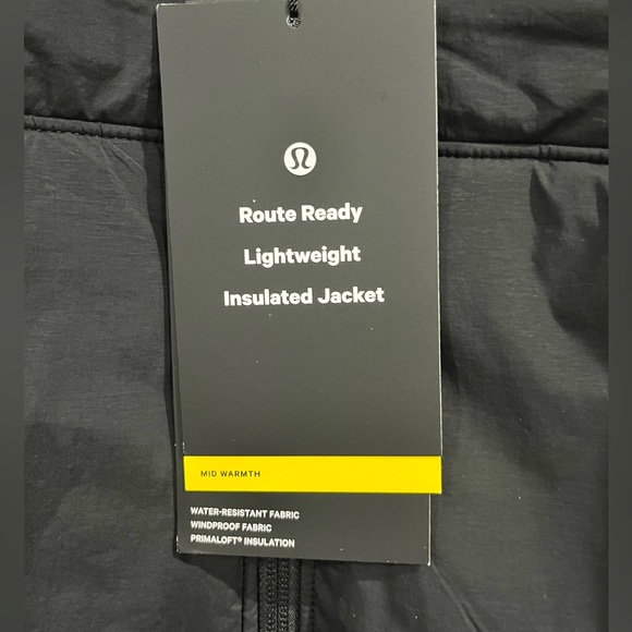 Men’s Lululemon Route Ready Lightweight Insulated Jacket. Size M - Picture 5 of 6